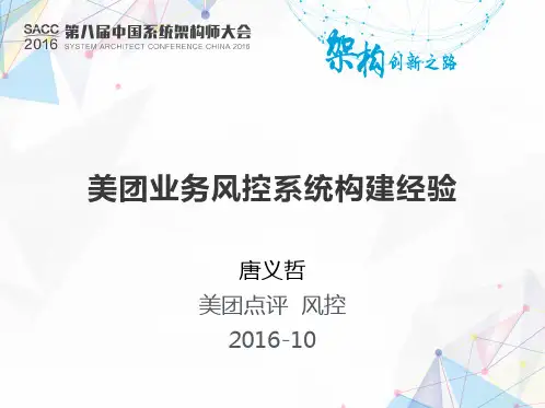 美团业务风控系统构建经验