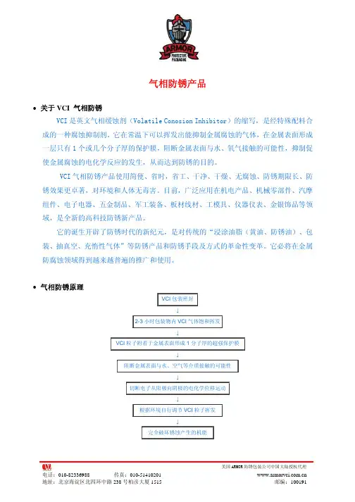 3.1 ARMOR 气相防锈包装产品介绍
