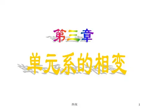 热力学统计物理_第三章_单元系的相变