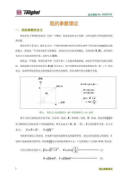 阻抗的参数