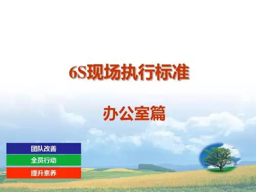办公室6S定置ppt课件