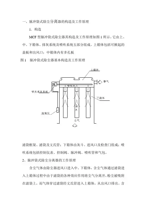 脉冲式除尘器工作原理