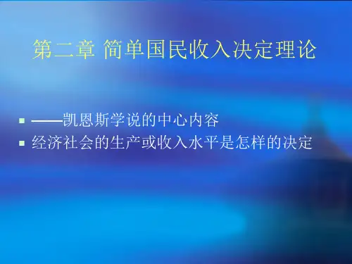 宏观经济学第二章