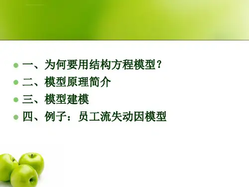 结构方程模型初级介绍ppt课件