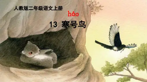 统编版二年级语文上册13.寒号鸟  课件(共16张PPT)