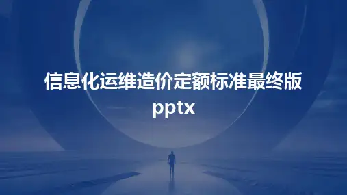 2024信息化运维造价定额标准最终版pptx