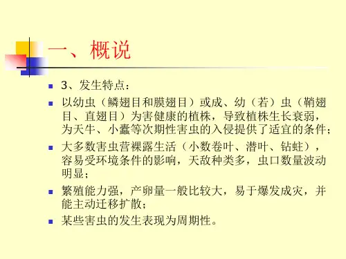 观赏植物病虫害识别与防治常见叶部虫害