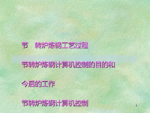 转炉炼钢工艺过程与计算机控制(ppt 104页).ppt