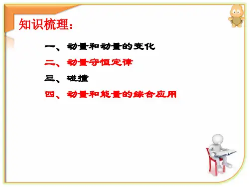 第16章复习动量守恒定律