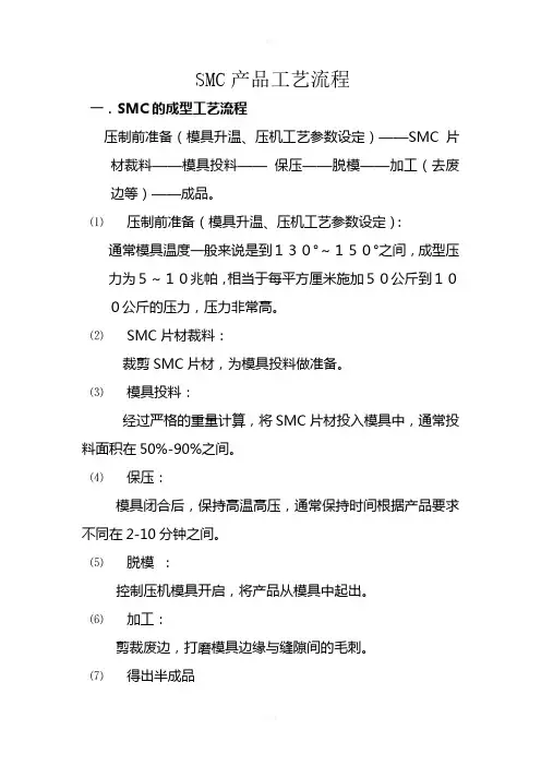 SMC产品工艺流程