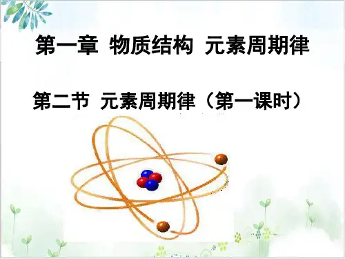 《元素周期律》精品教学课件-PPTppt【人教版】