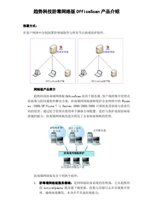 趋势科技防毒网络版OfficeScan产品介绍