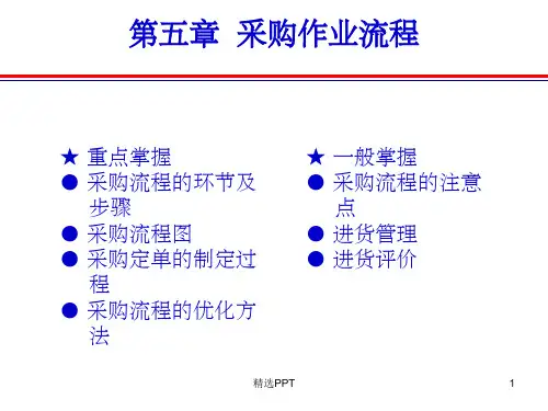 《采购作业流程》PPT课件