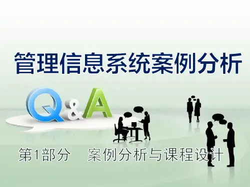 管理信息系统案例——案例2