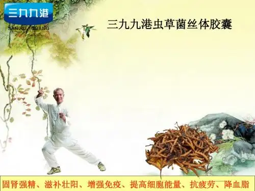 三九九港虫草菌丝体胶囊