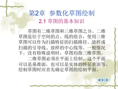 第2章  SolidWorks课件参数化草图绘制