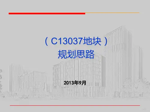 C13037地块规划设想
