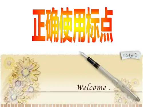 中考语文标点符号 课件(28张PPT)