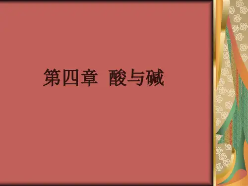 大学无机化学第四章  酸与碱