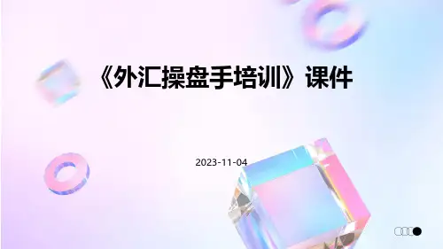 《外汇操盘手培训》课件