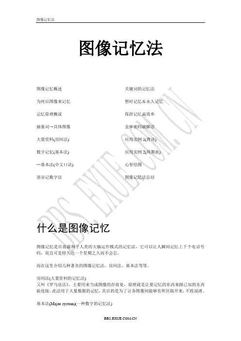图像记忆法