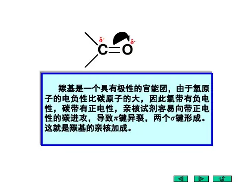 亲核加成机理