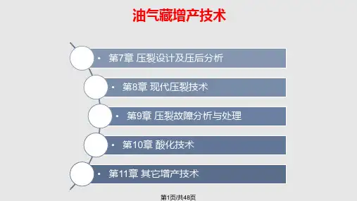 油水井增产增注技术分析PPT课件