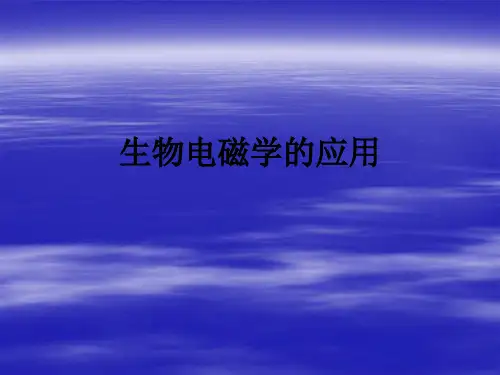 生物电磁学的应用ppt课件