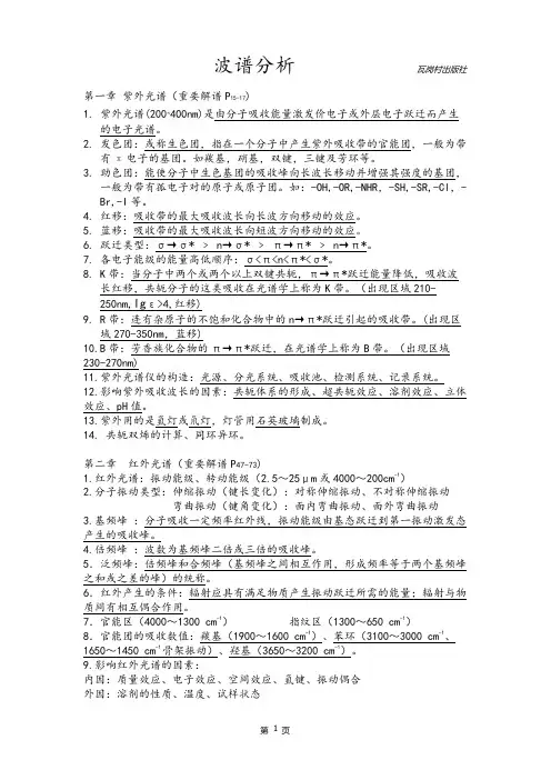 波谱分析