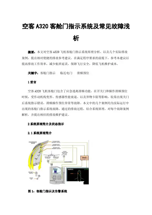 空客A320客舱门指示系统及常见故障浅析