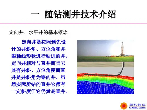 随钻测井技术(定向井和水平井简介)
