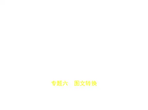 2020版江苏高三语文一轮复习课件 专题六 图文转换(共76张PPT)