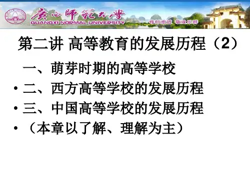 第二章 高等学校的发展历程-第三讲