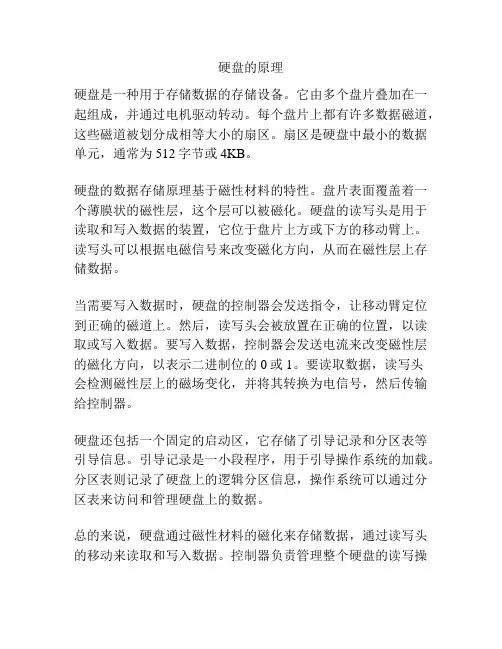 硬盘的原理