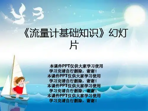 《流量计基础知识》幻灯片