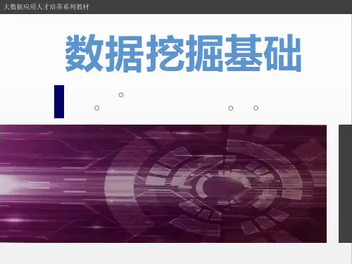 大数据高职系列教材之数据挖掘基础PPT课件：第2章 分类