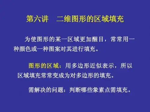 图形学_06_二维图形填充