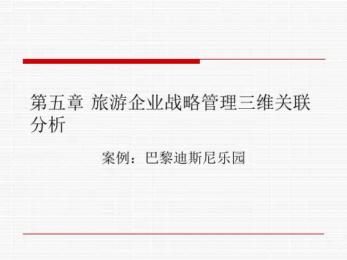 旅游企业战略三维关联分析