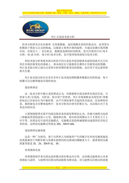 外汇交易技术面分析