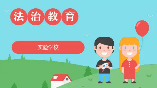 法制教育主题班会(共20张PPT)