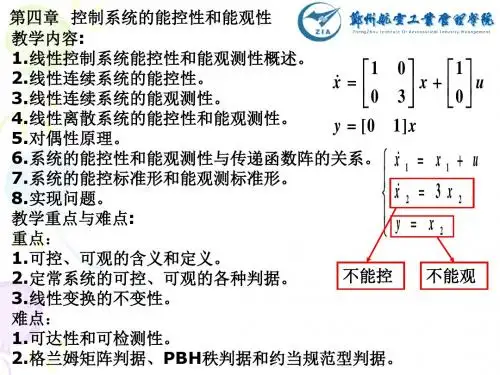 现代控制理论4-1
