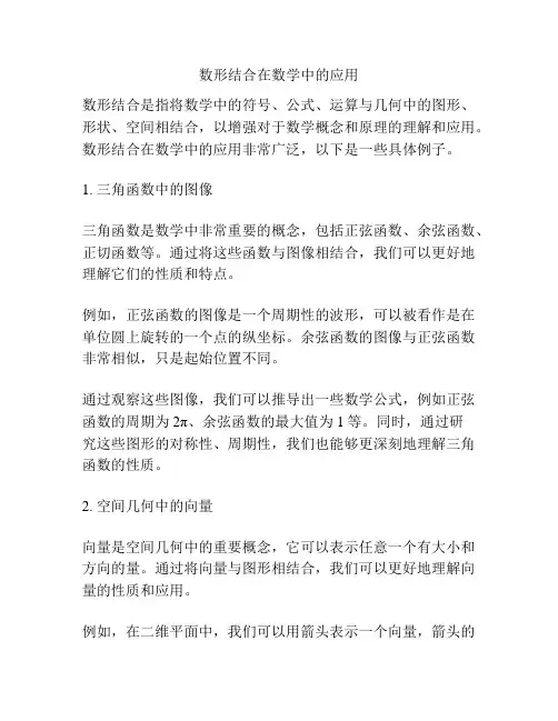 数形结合在数学中的应用