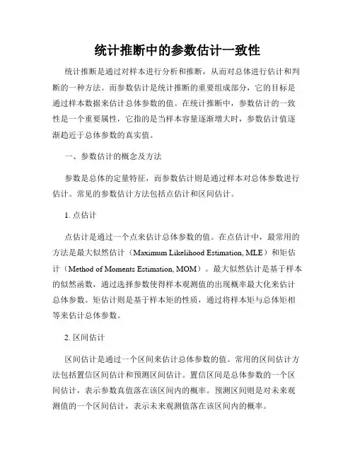统计推断中的参数估计一致性