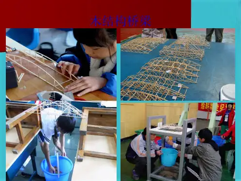木结构桥梁承重模型简介(共23张PPT)