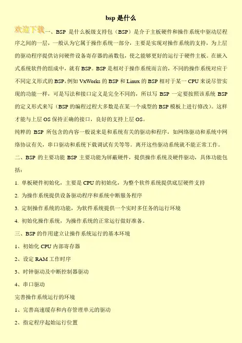 bsp是什么