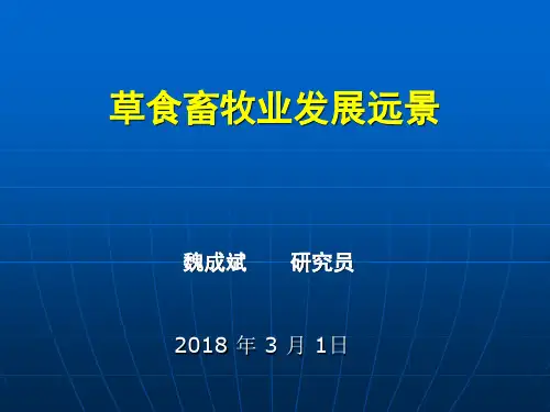 草食畜牧业发展远景精品PPT课件