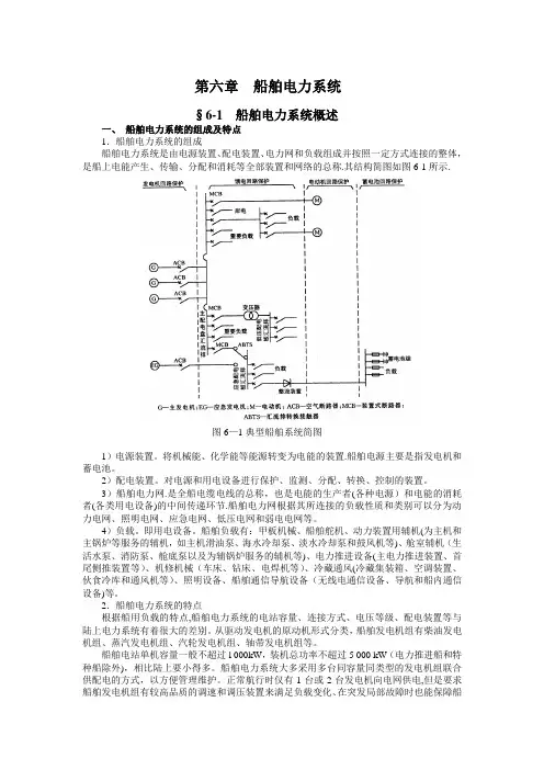 船舶电力系统