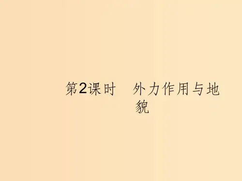 (浙江选考Ⅰ)2019高考地理二轮复习 专题2 自然环境中的物质运动和能量交换 第2讲 第2课时 外