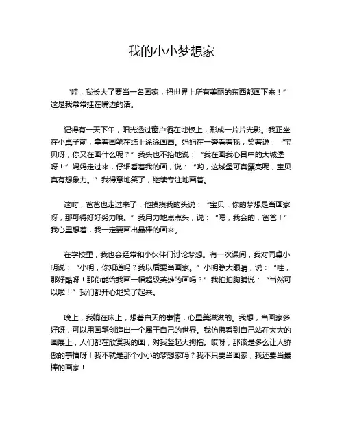 我的小小梦想家