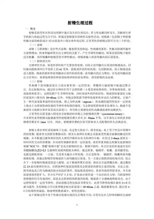 射精生理过程
